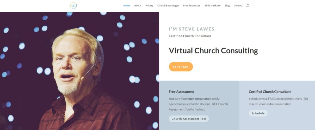 Church Consultant Website Project Part 5 Church Encourager
